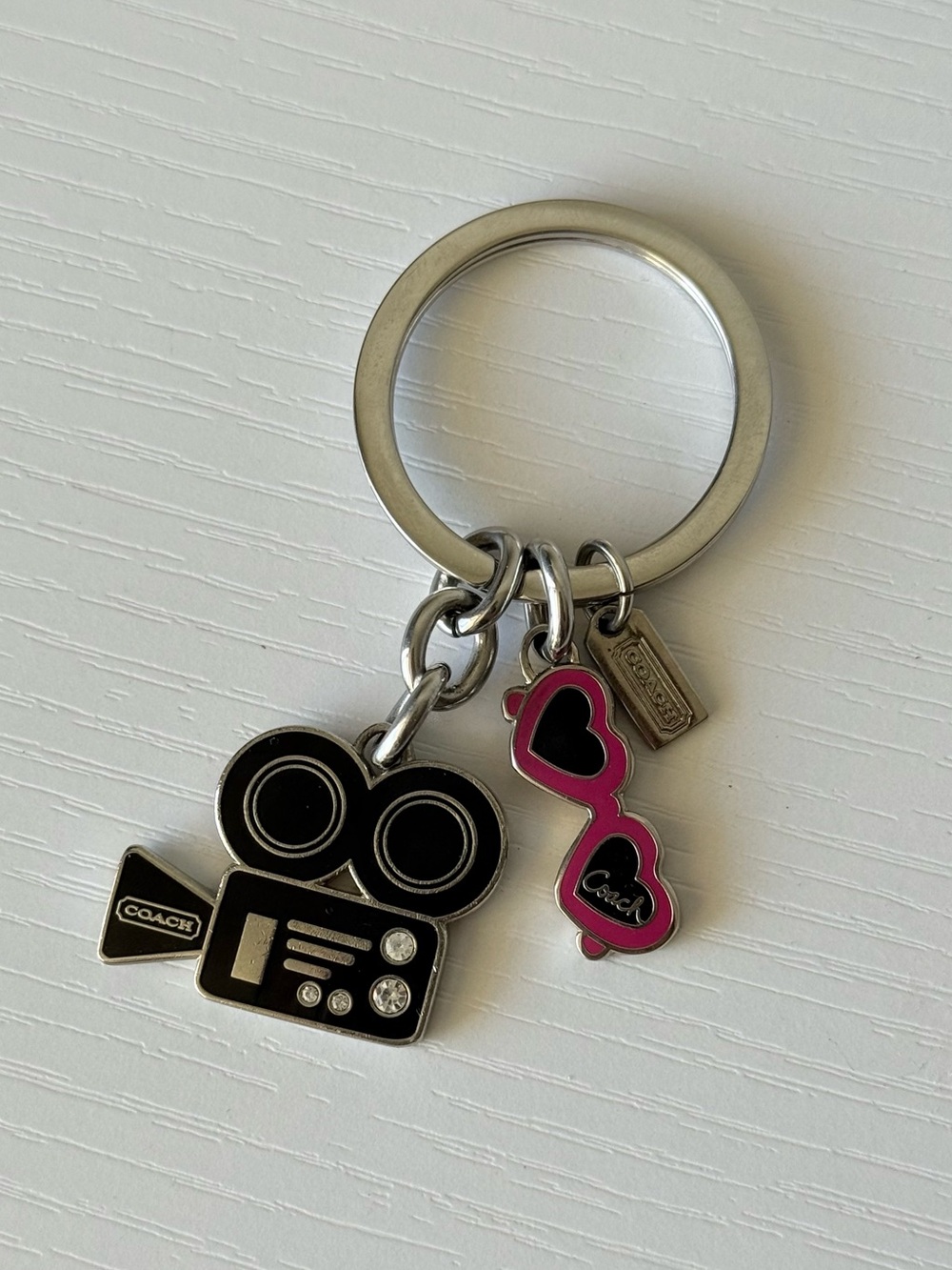 Coach Hollywood collection keychain / bag charm 🎥💖